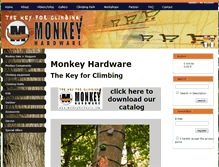 Tablet Screenshot of monkeyhardware.com
